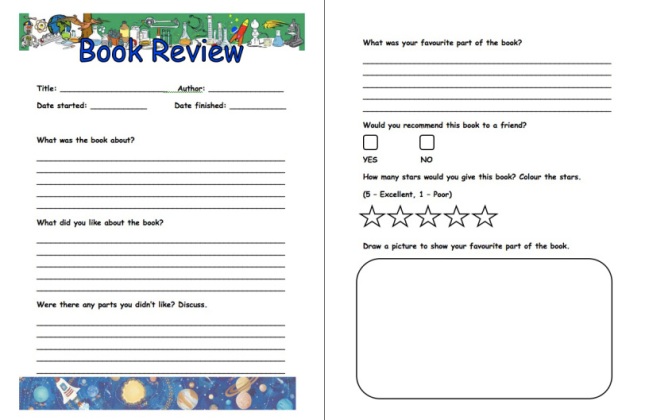 Online book reviews for students